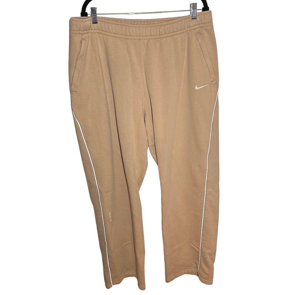 Nike x Nocta Men's Fleece CS Tan Matching Sweatsuit Hoodie Sweatpants Size XXL - Picture 10 of 16
